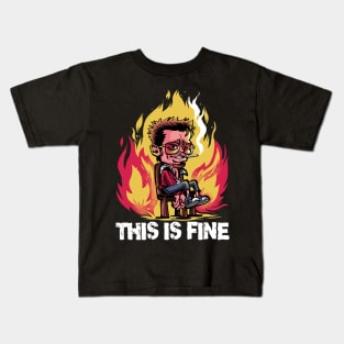 Tyler Loves Fire Kids T-Shirt